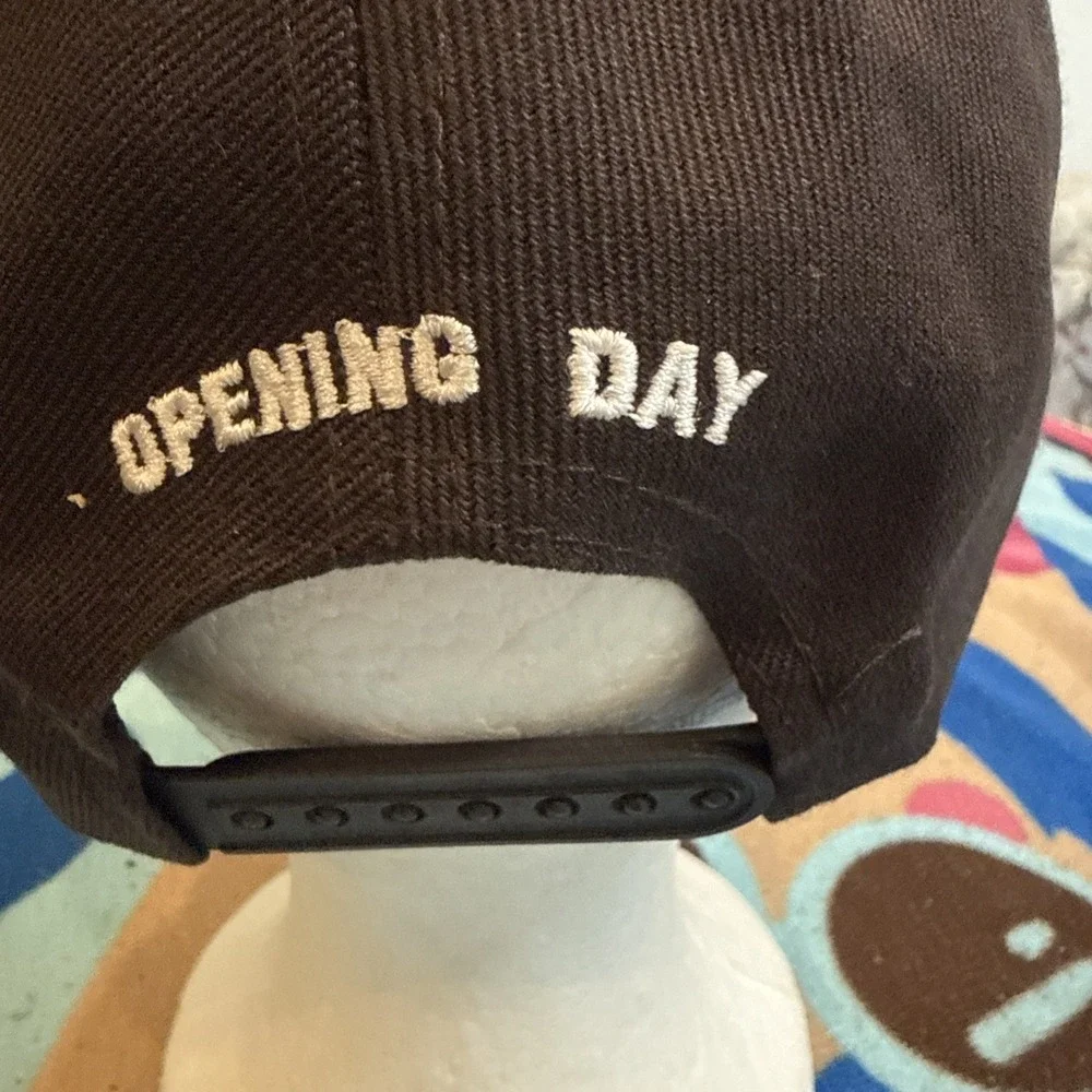 Opening Day San Diego PADRES Brown Swingin' Frier SnapBack Baseball Hat SGA‎ Cap
